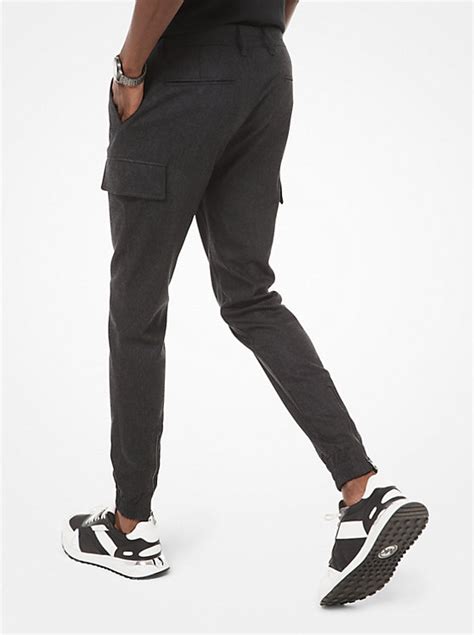 michael kors men's wool cargo joggers|Michael Kors Men's Pants .